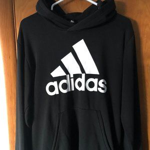 Mens Black Medium Adidas Hoodie